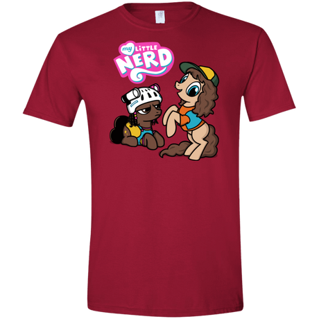 T-Shirts Cardinal Red / S My Little Nerd Men's Semi-Fitted Softstyle