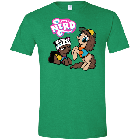 T-Shirts Heather Irish Green / S My Little Nerd Men's Semi-Fitted Softstyle