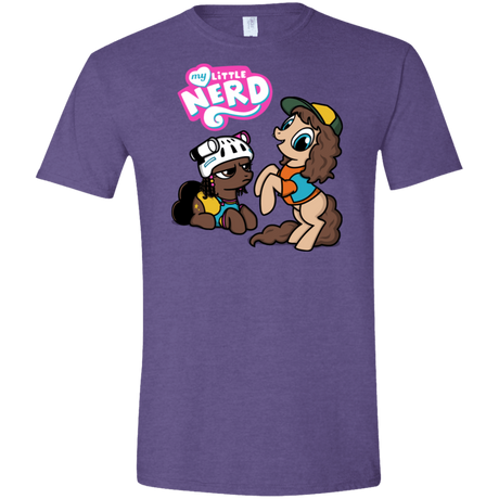 T-Shirts Heather Purple / S My Little Nerd Men's Semi-Fitted Softstyle