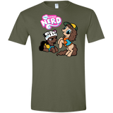 T-Shirts Military Green / S My Little Nerd Men's Semi-Fitted Softstyle