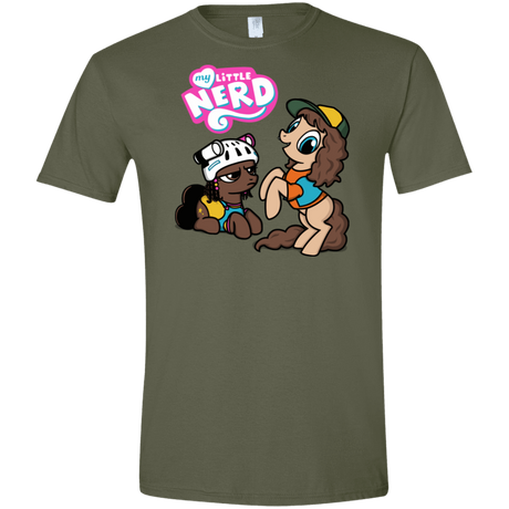 T-Shirts Military Green / S My Little Nerd Men's Semi-Fitted Softstyle