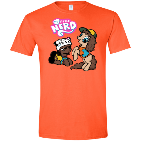 T-Shirts Orange / S My Little Nerd Men's Semi-Fitted Softstyle