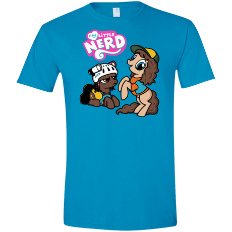 T-Shirts Sapphire / S My Little Nerd Men's Semi-Fitted Softstyle