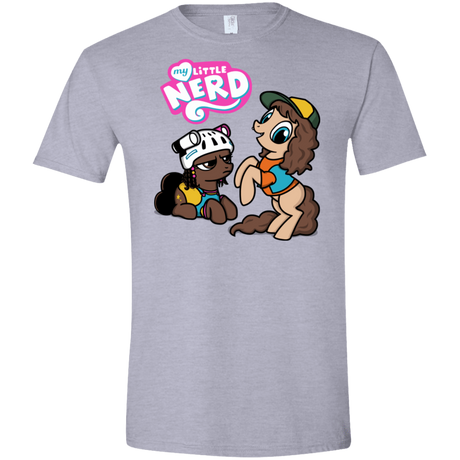 T-Shirts Sport Grey / X-Small My Little Nerd Men's Semi-Fitted Softstyle