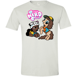 T-Shirts White / X-Small My Little Nerd Men's Semi-Fitted Softstyle