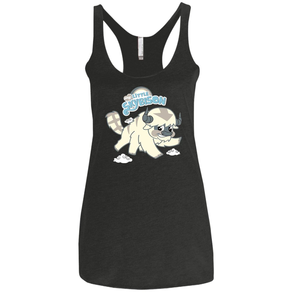My Little Sky Women's Triblend Racerback Tank