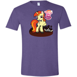 T-Shirts Heather Purple / S My Little Uni Men's Semi-Fitted Softstyle