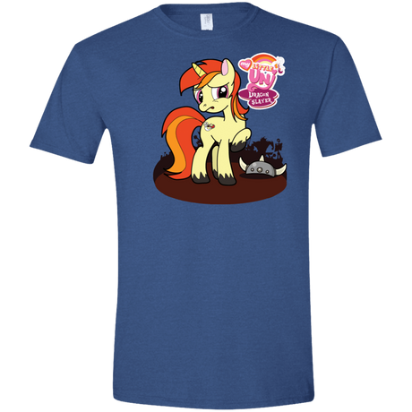 T-Shirts Heather Royal / X-Small My Little Uni Men's Semi-Fitted Softstyle