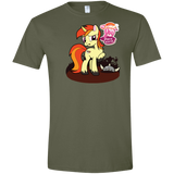 T-Shirts Military Green / S My Little Uni Men's Semi-Fitted Softstyle