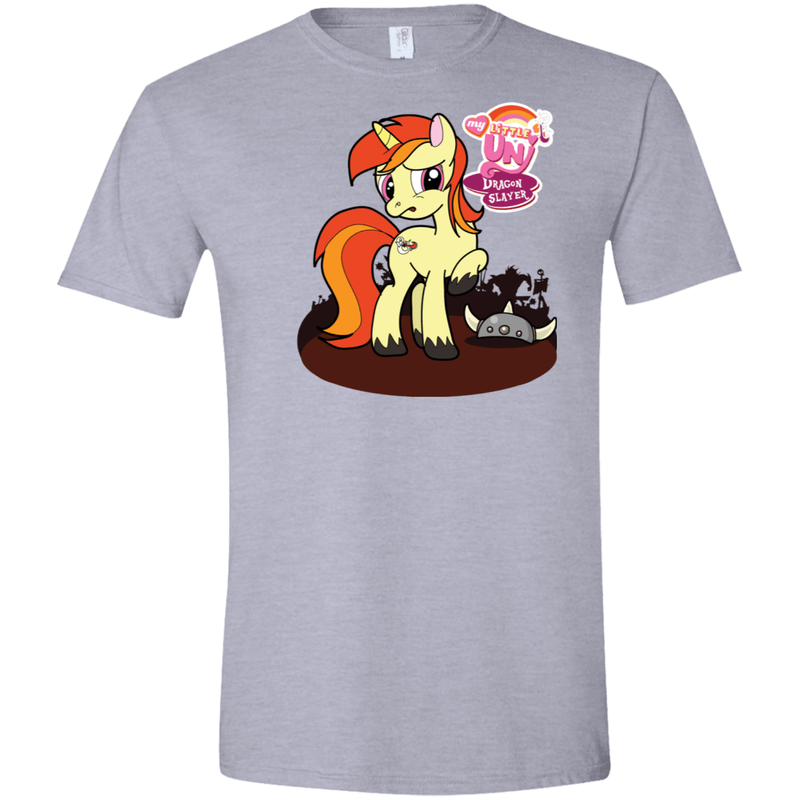 T-Shirts Sport Grey / X-Small My Little Uni Men's Semi-Fitted Softstyle