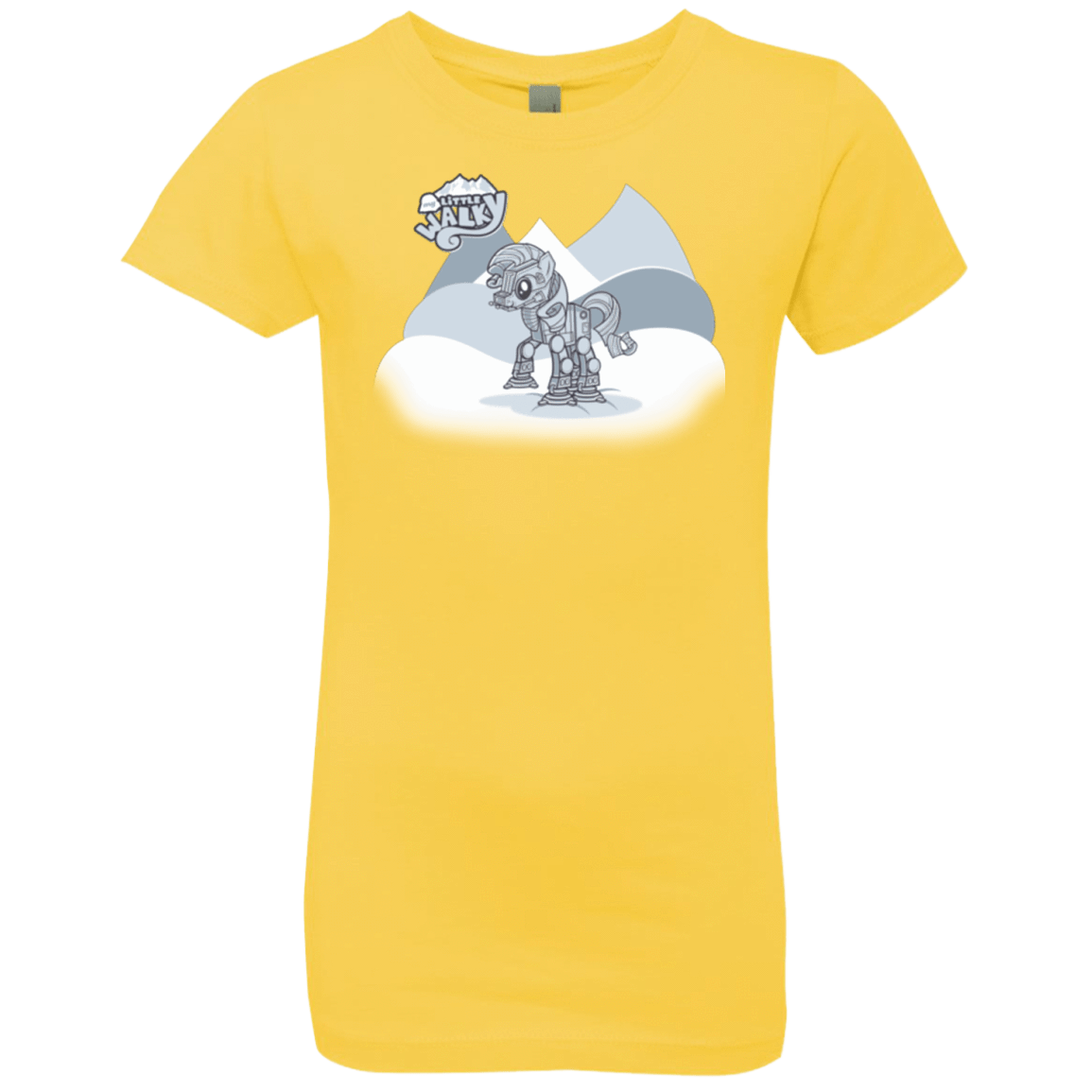 T-Shirts Vibrant Yellow / YXS my little walky Girls Premium T-Shirt