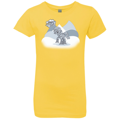 T-Shirts Vibrant Yellow / YXS my little walky Girls Premium T-Shirt