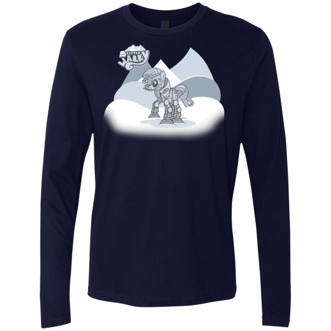 T-Shirts Midnight Navy / Small my little walky Men's Premium Long Sleeve