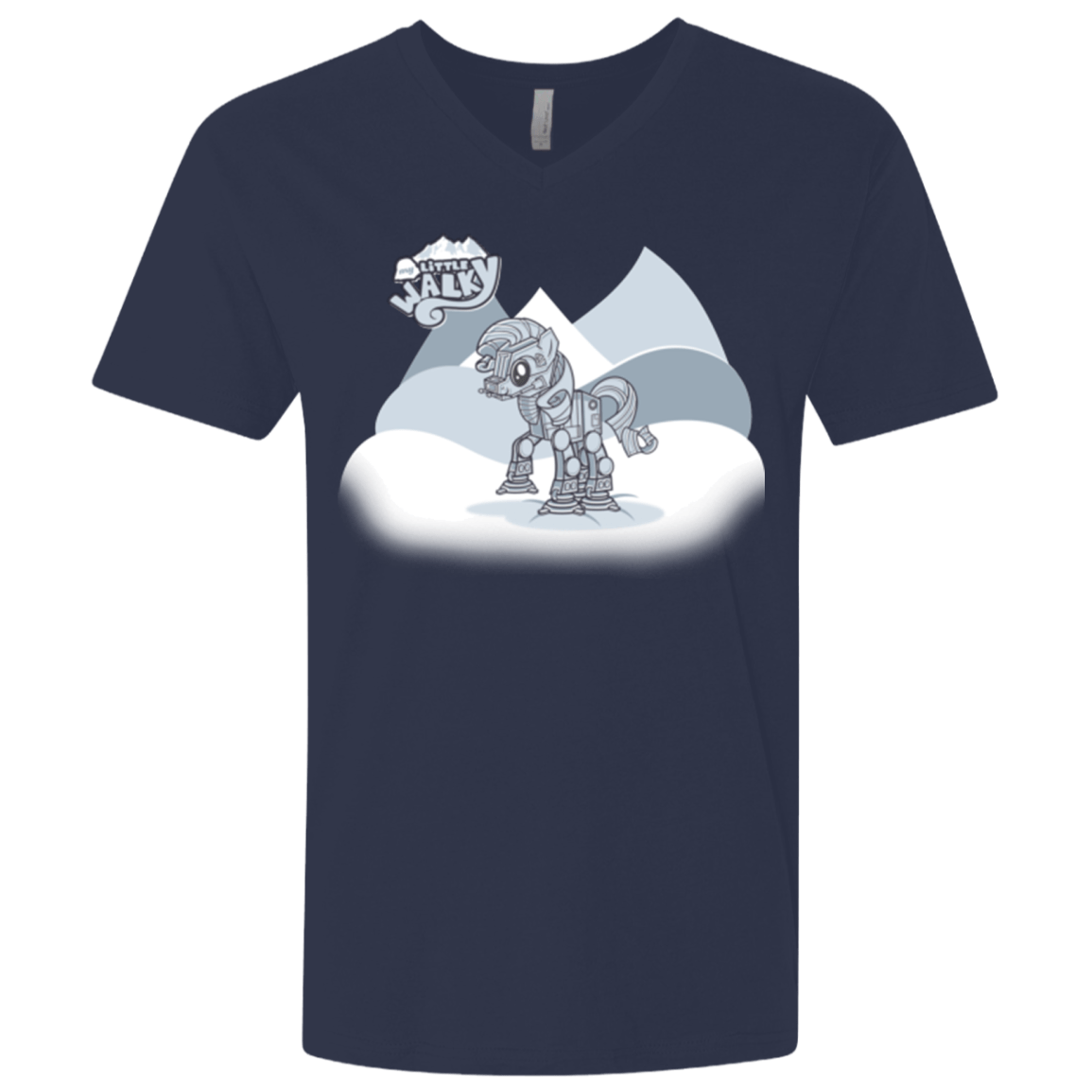 T-Shirts Midnight Navy / X-Small my little walky Men's Premium V-Neck