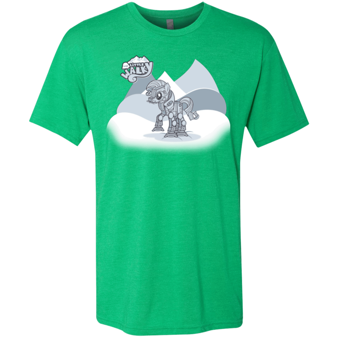 T-Shirts Envy / Small my little walky Men's Triblend T-Shirt