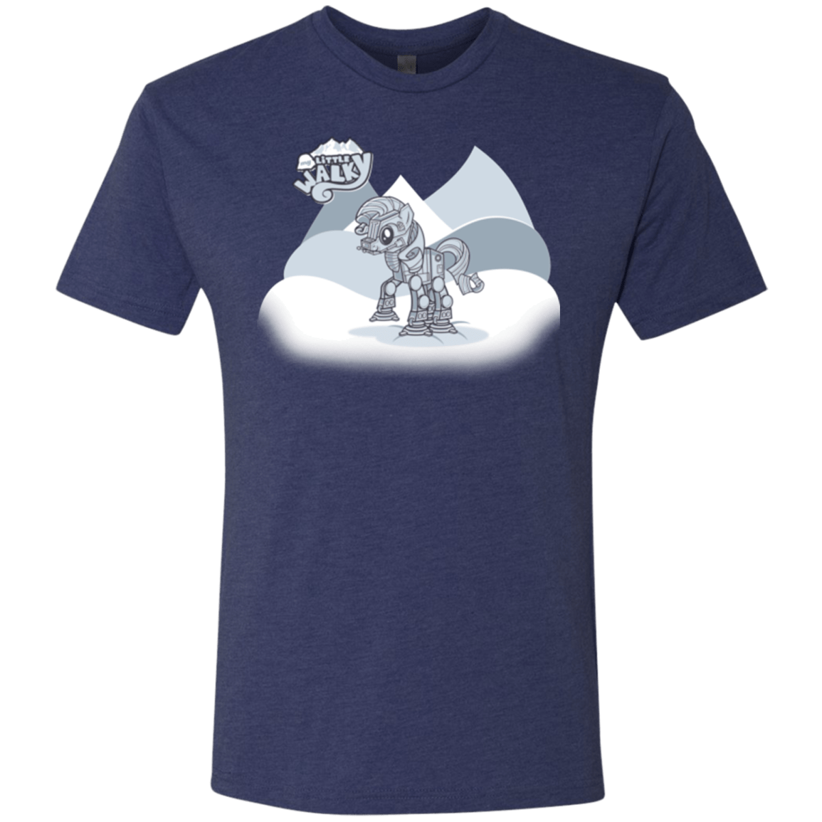 T-Shirts Vintage Navy / Small my little walky Men's Triblend T-Shirt