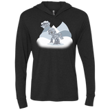 T-Shirts Vintage Black / X-Small my little walky Triblend Long Sleeve Hoodie Tee