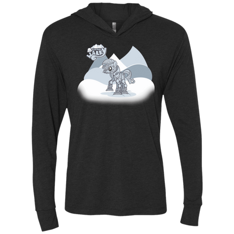 T-Shirts Vintage Black / X-Small my little walky Triblend Long Sleeve Hoodie Tee