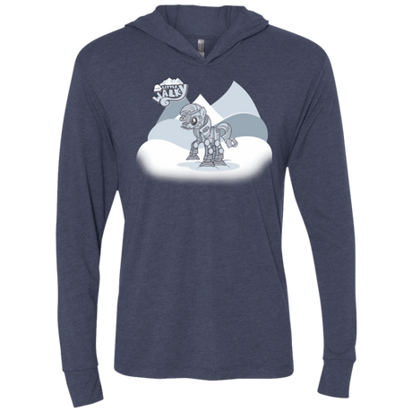 T-Shirts Vintage Navy / X-Small my little walky Triblend Long Sleeve Hoodie Tee