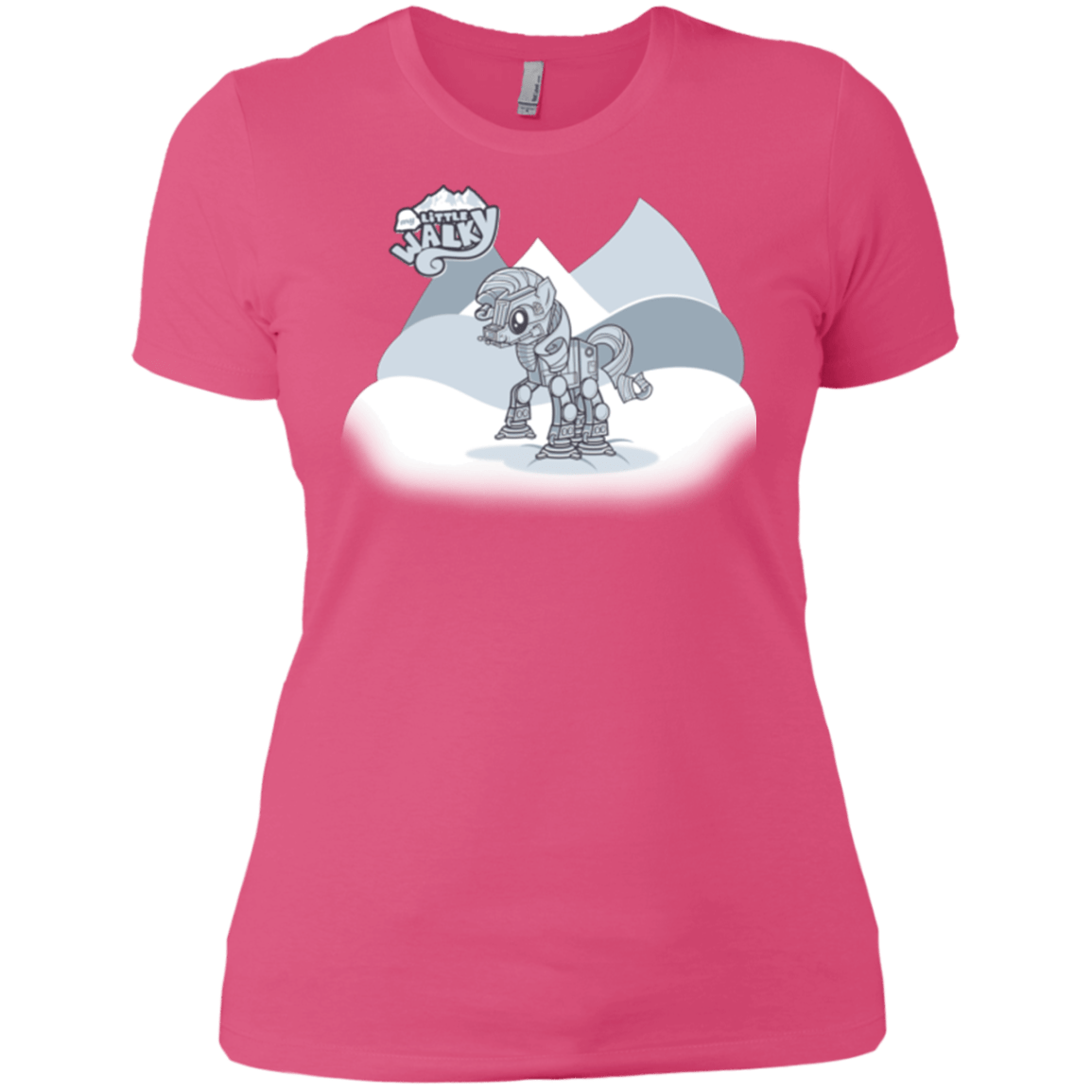 T-Shirts Hot Pink / X-Small my little walky Women's Premium T-Shirt