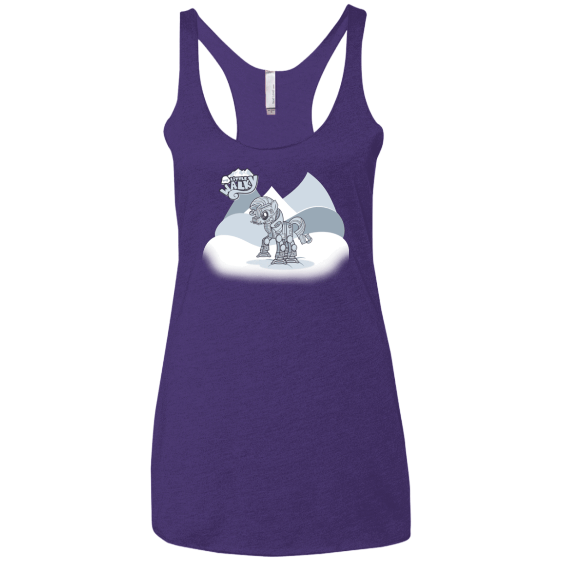 T-Shirts Purple / X-Small my little walky Women's Triblend Racerback Tank