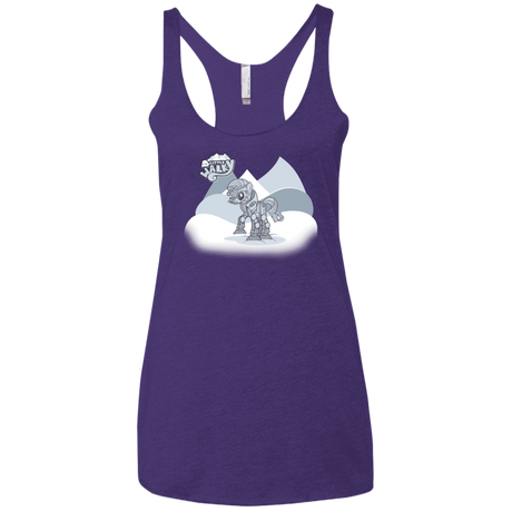 T-Shirts Purple / X-Small my little walky Women's Triblend Racerback Tank