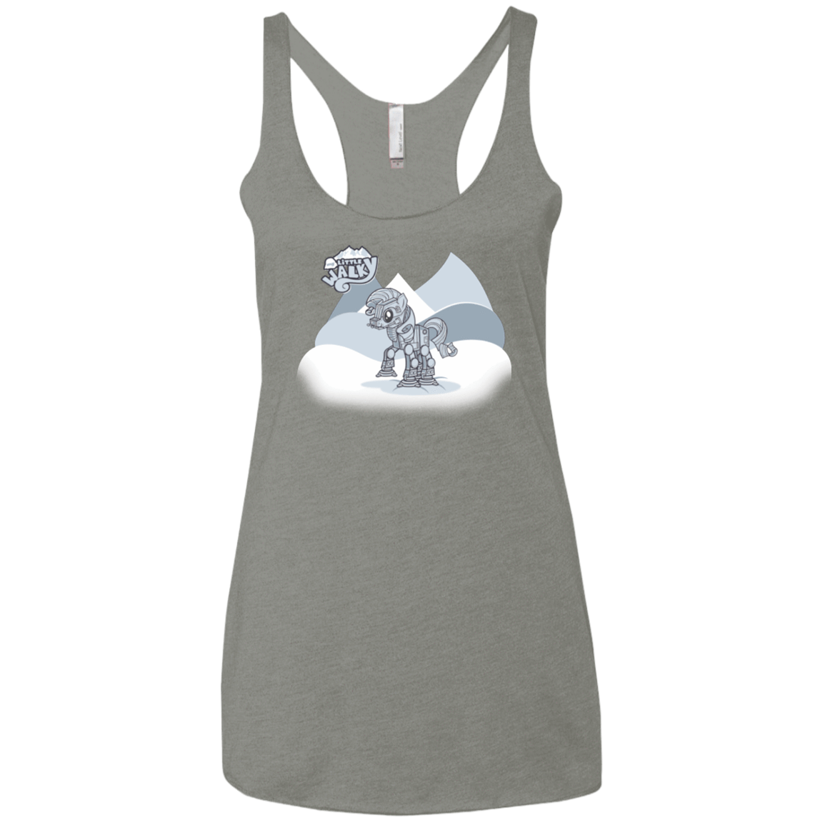 T-Shirts Venetian Grey / X-Small my little walky Women's Triblend Racerback Tank