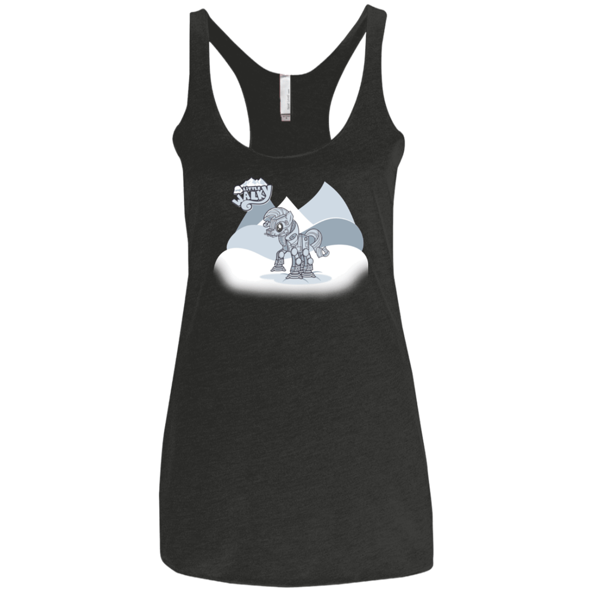 T-Shirts Vintage Black / X-Small my little walky Women's Triblend Racerback Tank