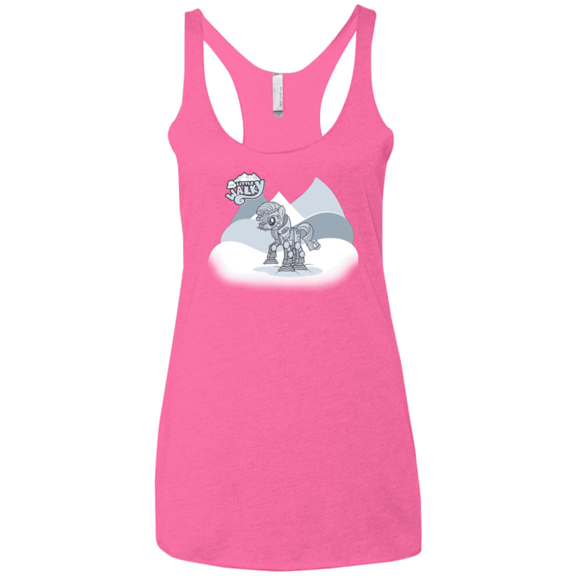 T-Shirts Vintage Pink / X-Small my little walky Women's Triblend Racerback Tank