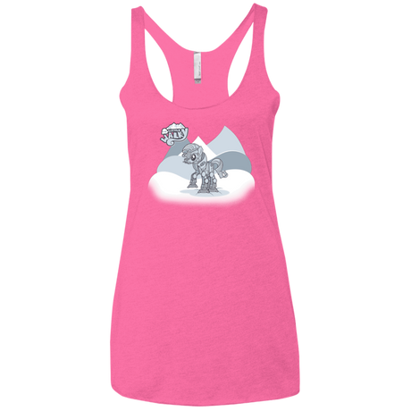 T-Shirts Vintage Pink / X-Small my little walky Women's Triblend Racerback Tank
