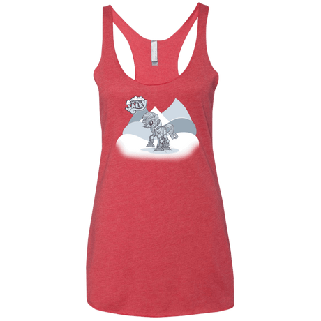 T-Shirts Vintage Red / X-Small my little walky Women's Triblend Racerback Tank