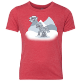 T-Shirts Vintage Red / YXS my little walky Youth Triblend T-Shirt