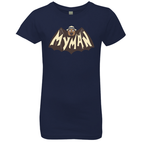 T-Shirts Midnight Navy / YXS My Man! Girls Premium T-Shirt