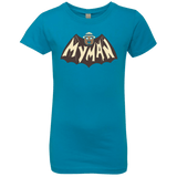 T-Shirts Turquoise / YXS My Man! Girls Premium T-Shirt