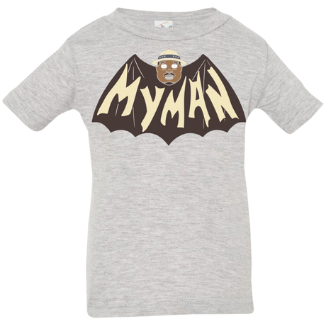 T-Shirts Heather Grey / 6 Months My Man! Infant Premium T-Shirt