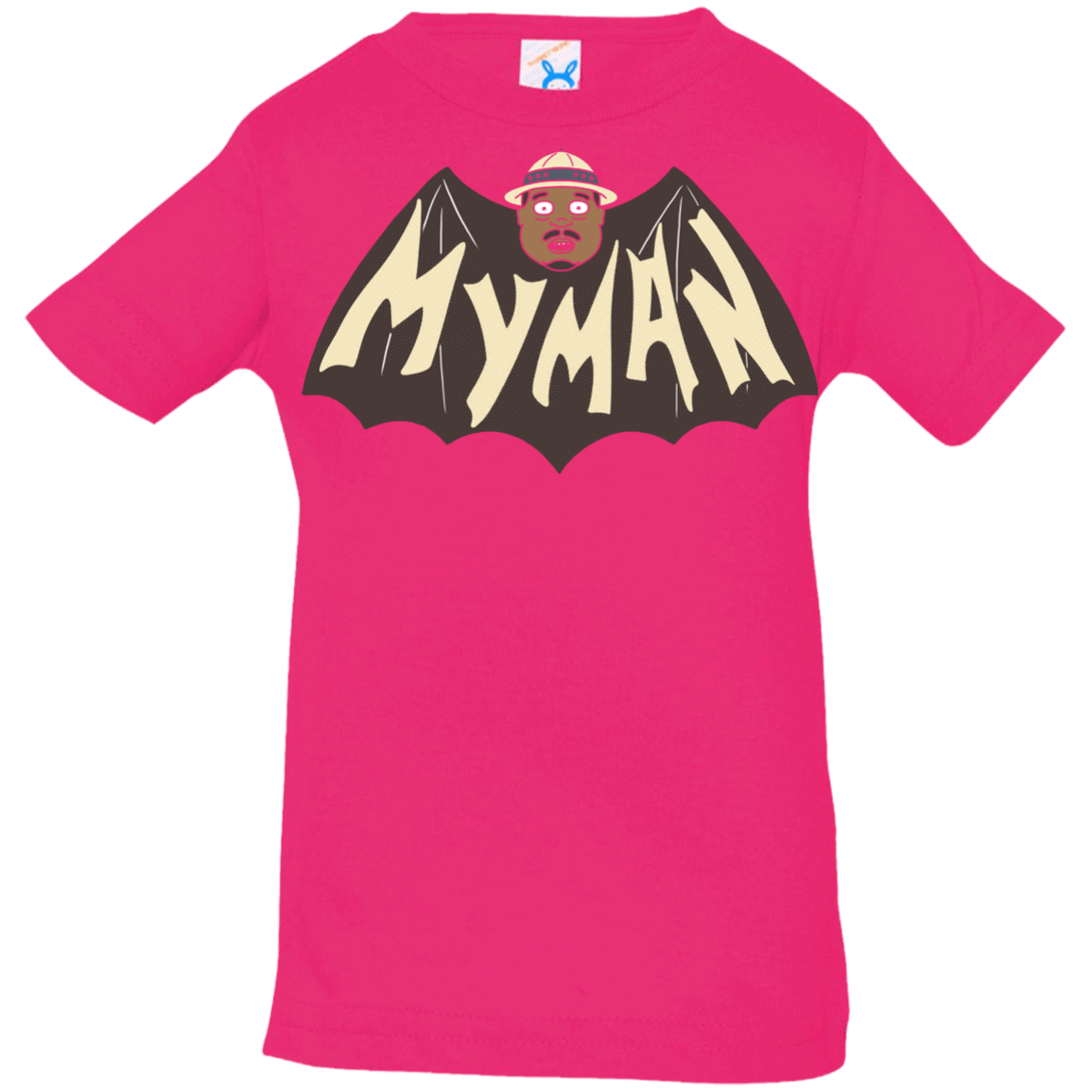 T-Shirts Hot Pink / 6 Months My Man! Infant Premium T-Shirt
