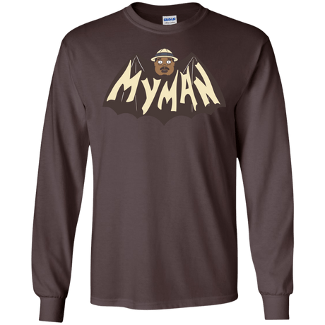 T-Shirts Dark Chocolate / S My Man! Men's Long Sleeve T-Shirt