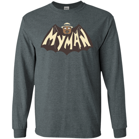 T-Shirts Dark Heather / S My Man! Men's Long Sleeve T-Shirt