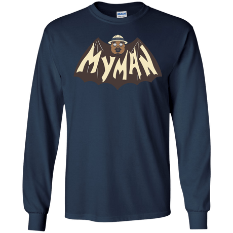 T-Shirts Navy / S My Man! Men's Long Sleeve T-Shirt