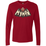 T-Shirts Cardinal / S My Man! Men's Premium Long Sleeve