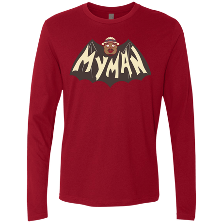 T-Shirts Cardinal / S My Man! Men's Premium Long Sleeve