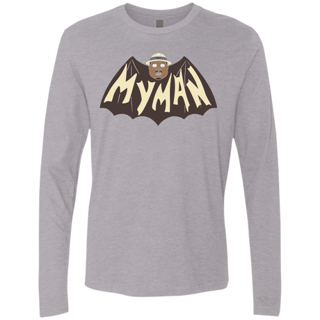 T-Shirts Heather Grey / S My Man! Men's Premium Long Sleeve