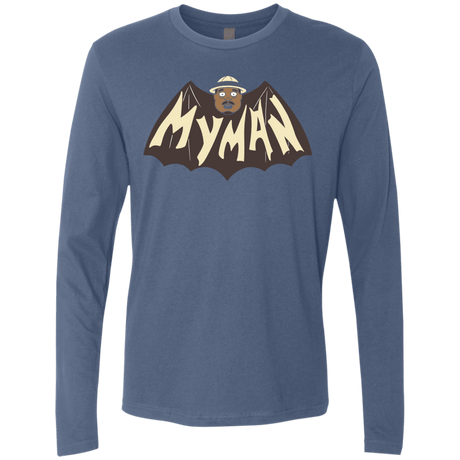 T-Shirts Indigo / S My Man! Men's Premium Long Sleeve