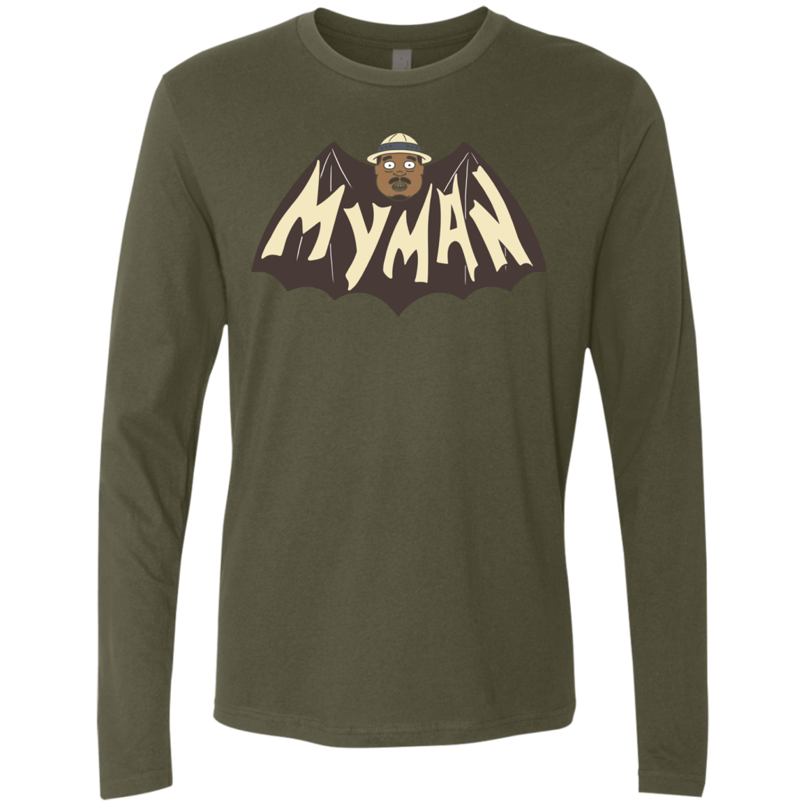 T-Shirts Military Green / S My Man! Men's Premium Long Sleeve