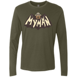 T-Shirts Military Green / S My Man! Men's Premium Long Sleeve