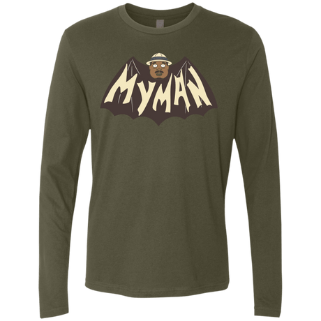 T-Shirts Military Green / S My Man! Men's Premium Long Sleeve