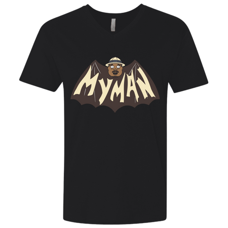 T-Shirts Black / X-Small My Man! Men's Premium V-Neck