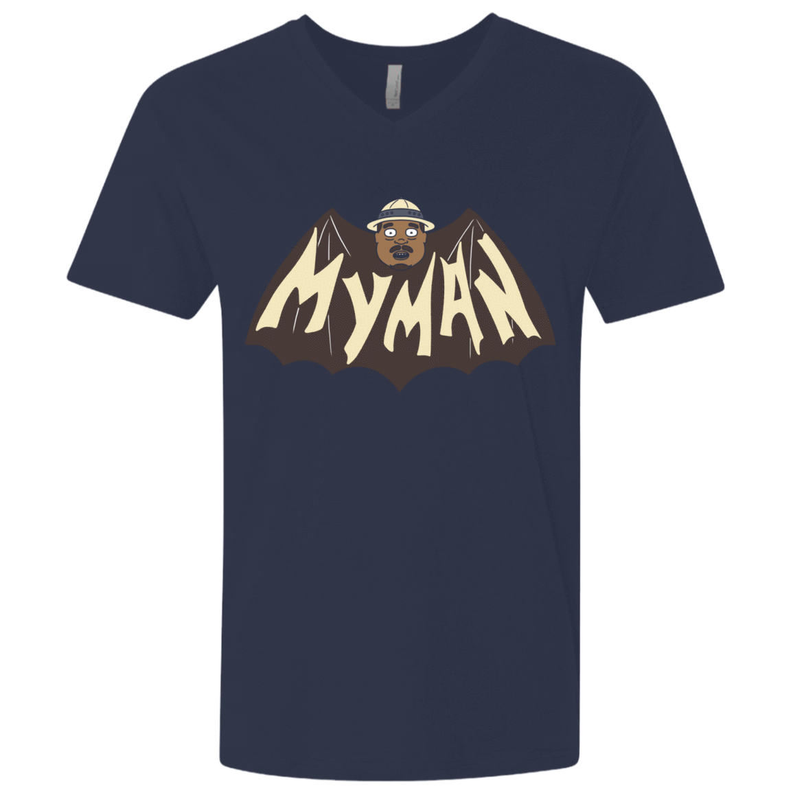 T-Shirts Midnight Navy / X-Small My Man! Men's Premium V-Neck