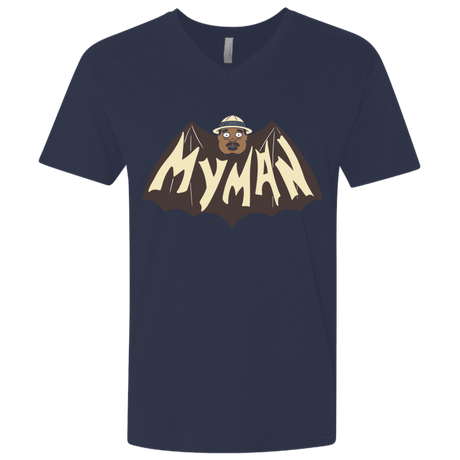 T-Shirts Midnight Navy / X-Small My Man! Men's Premium V-Neck