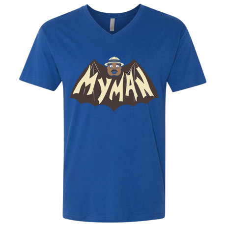 T-Shirts Royal / X-Small My Man! Men's Premium V-Neck